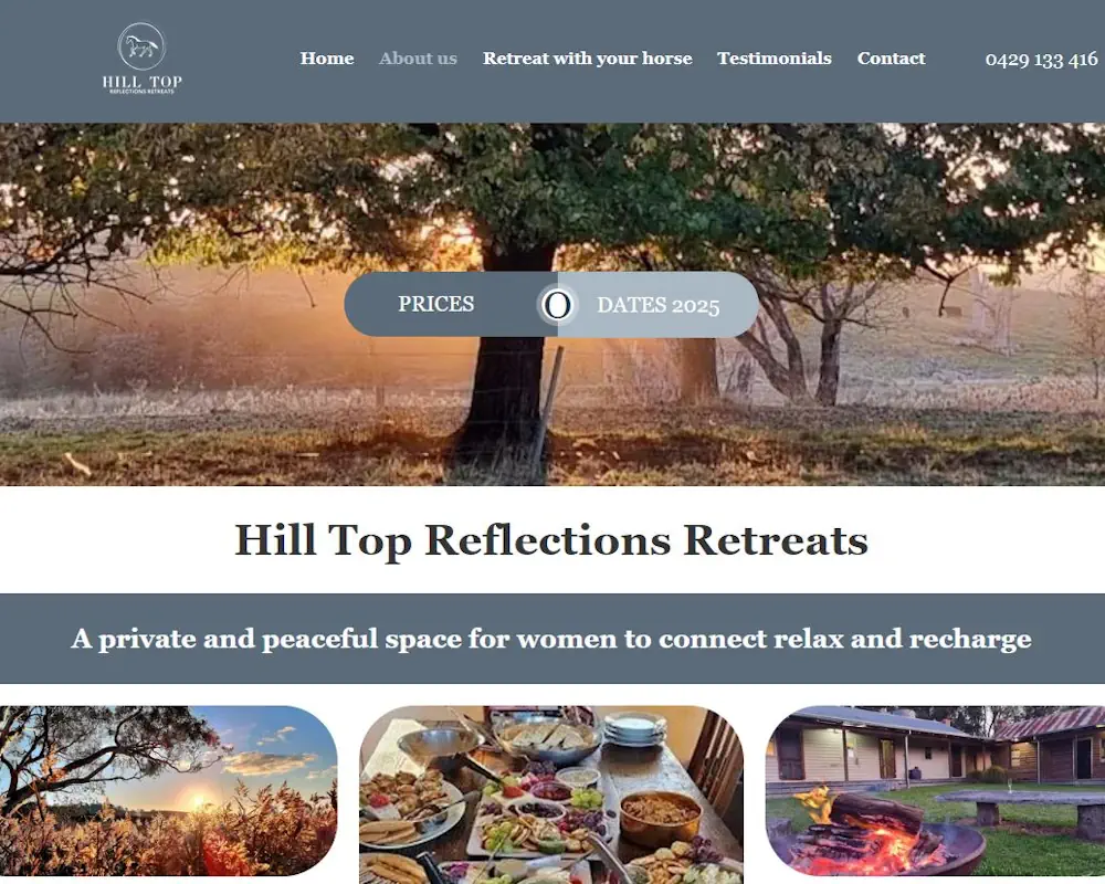 Hilltop reflections Retreat