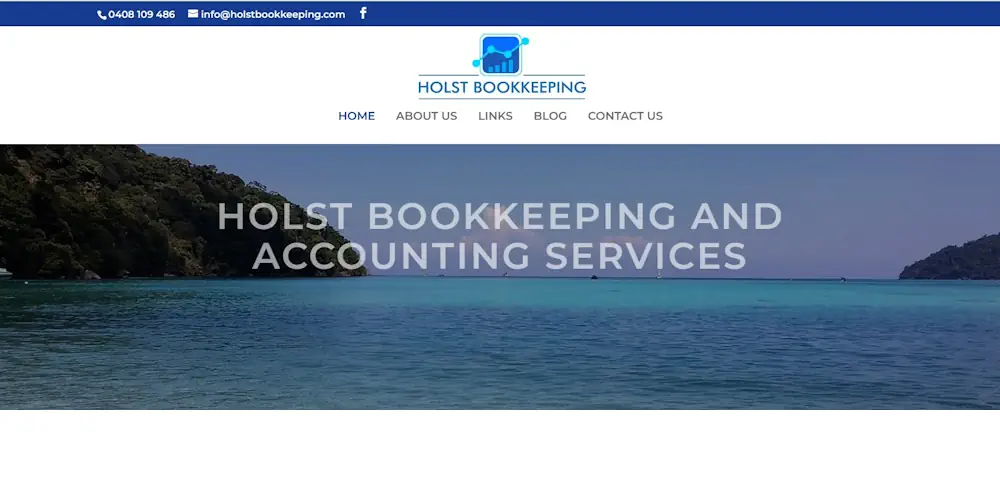 Holst Bookkeeping website builder melbourne