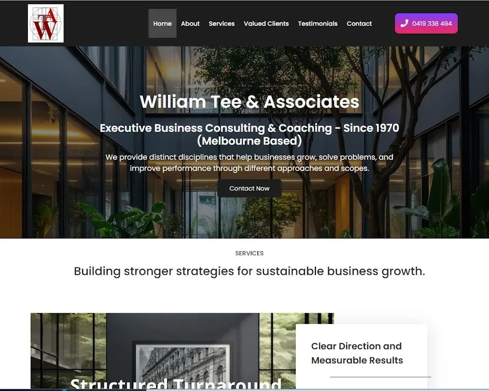 William Tee business Consulting and coaching